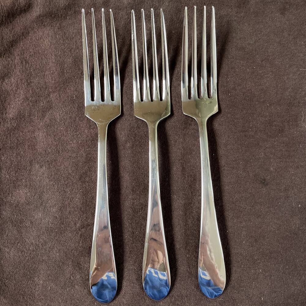 Towle Dinner Forks Boston Antique 18/8 Stainless Japan Flatware Lot of 3